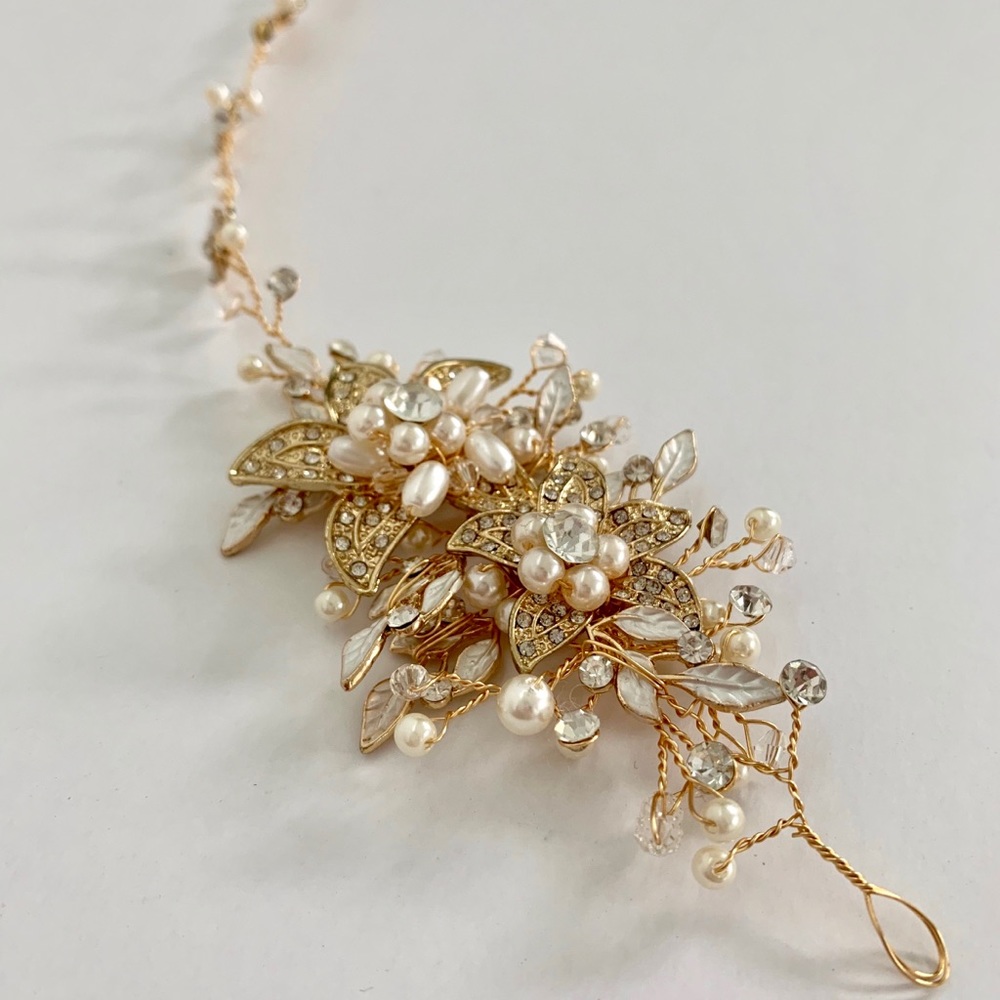 Rose Gold Bridal Hair Piece